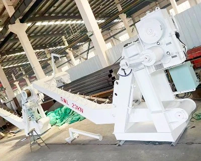 L-frame davit system L-frame davit system