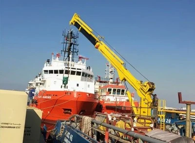 marine telescopic deck crane marine telescopic deck crane