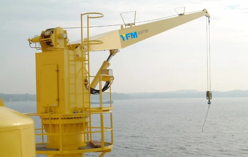 fixed boom marine crane fixed boom marine crane